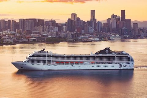 MSC Poesia in Seattle as First in Alaska Season