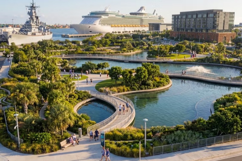 Port of Galveston 5th terminal rendering