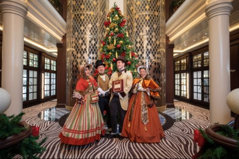 Regent Christmas carolers
