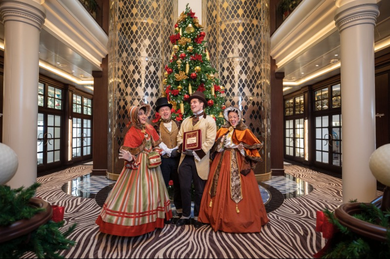Regent Christmas carolers