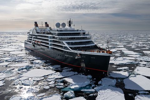 Seabourn Venture in the Arctic Sea
