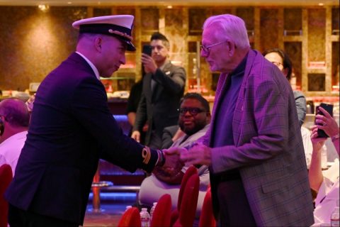 Veteran presented with a250 coin