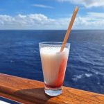 The Miami Vice served on NCL is a combination of a pina colada and strawberry daiquiri.
