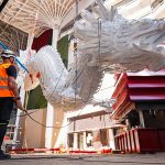 MSC World Asia Dragon Sculpture Installation 2026