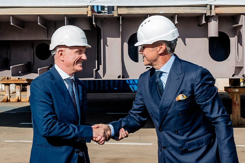 Four Seasons II Keel Laying 2026 Fincantieri