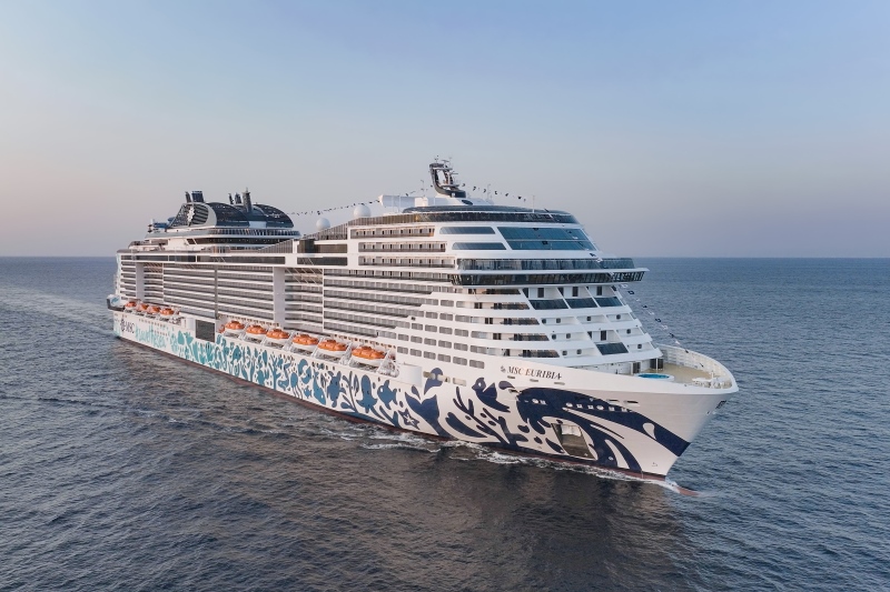 MSC Euribia at sea