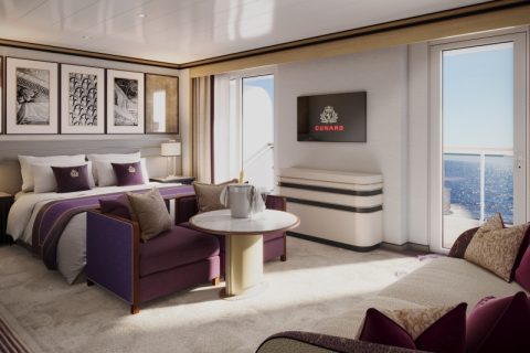 QM2 Queens Grill suite view