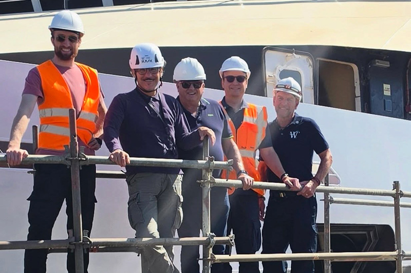 Team at the yard