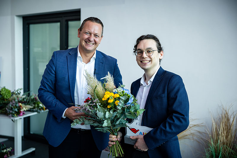 Felix Eichorn (left) and Benjamin Martin