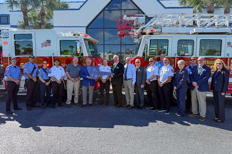 Canaveral Donates Equipment to Fire Training Center