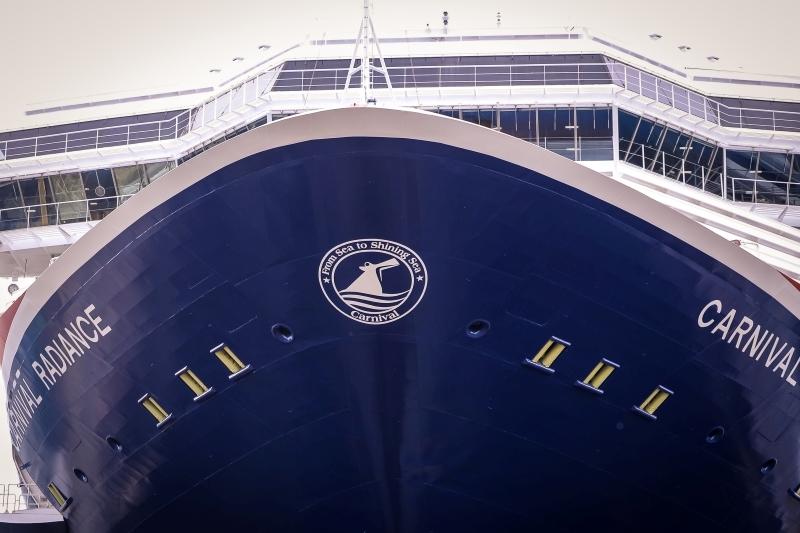 Carnival Radiance new bow crest