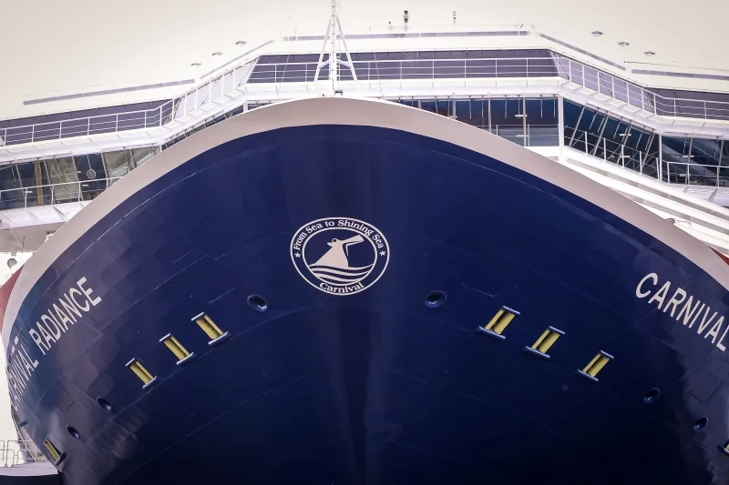 Carnival Radiance new bow crest