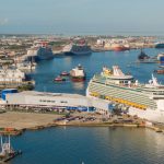 Galveston Harbor East Cruise Ship