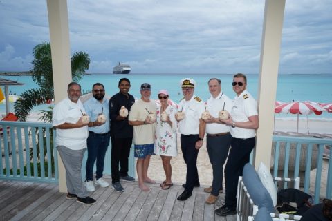 Half Moon Cay beach club opening