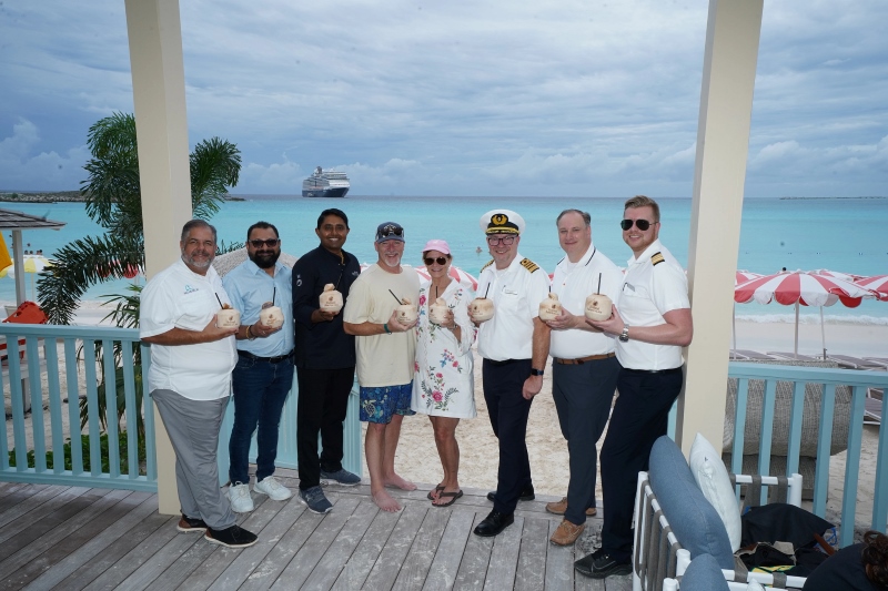 Half Moon Cay beach club opening