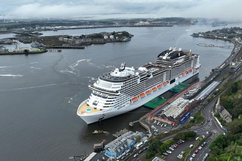 MSC Virtuosa at Cobh