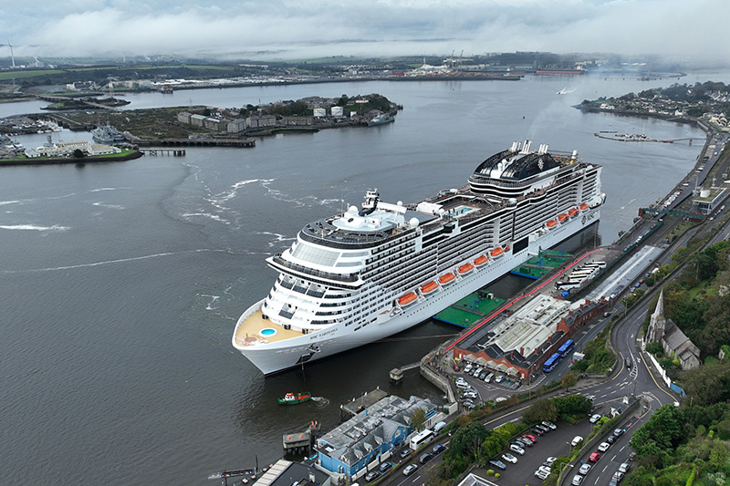 MSC Virtuosa at Cobh