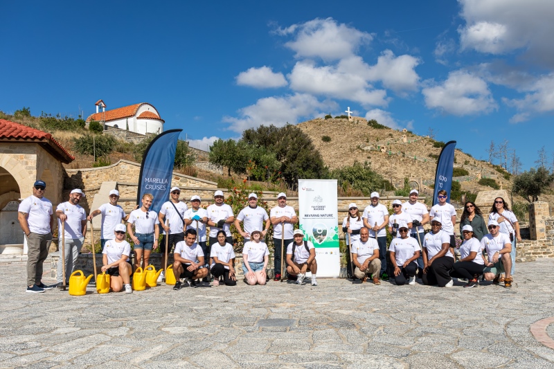 TUI Forest Rhodes tree planting volunteers