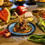 Tamarind BBQ pork skewers