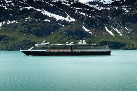 Westerdam Cruising Glacier Bay in Alaska