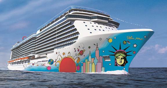 Norwegian Breakaway’s Hull Artwork Unveiled