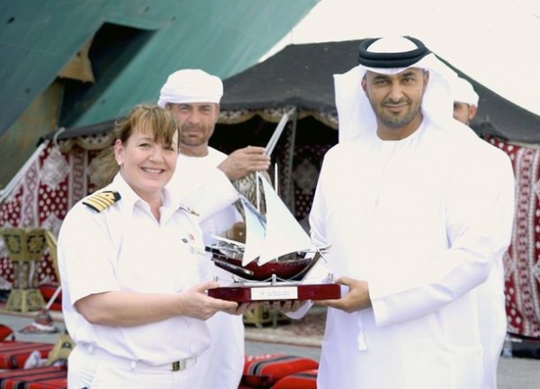 Zayed Port Welcomes the Queen Elizabeth