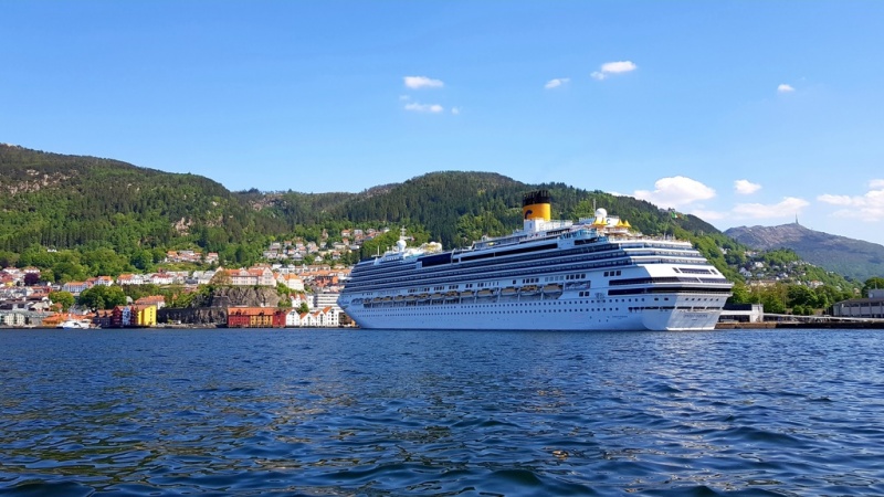Costa Ship in Bergen